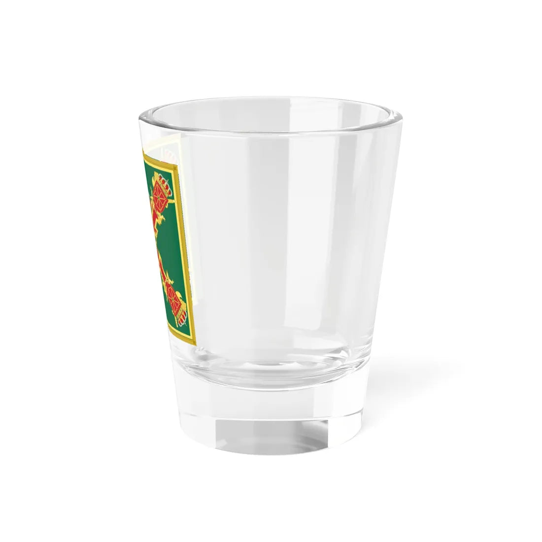 Guidon of the 9th Zone of the Guardia Civil - Navarre (Spain) Shot Glass 1.5oz - Go Mug Yourself