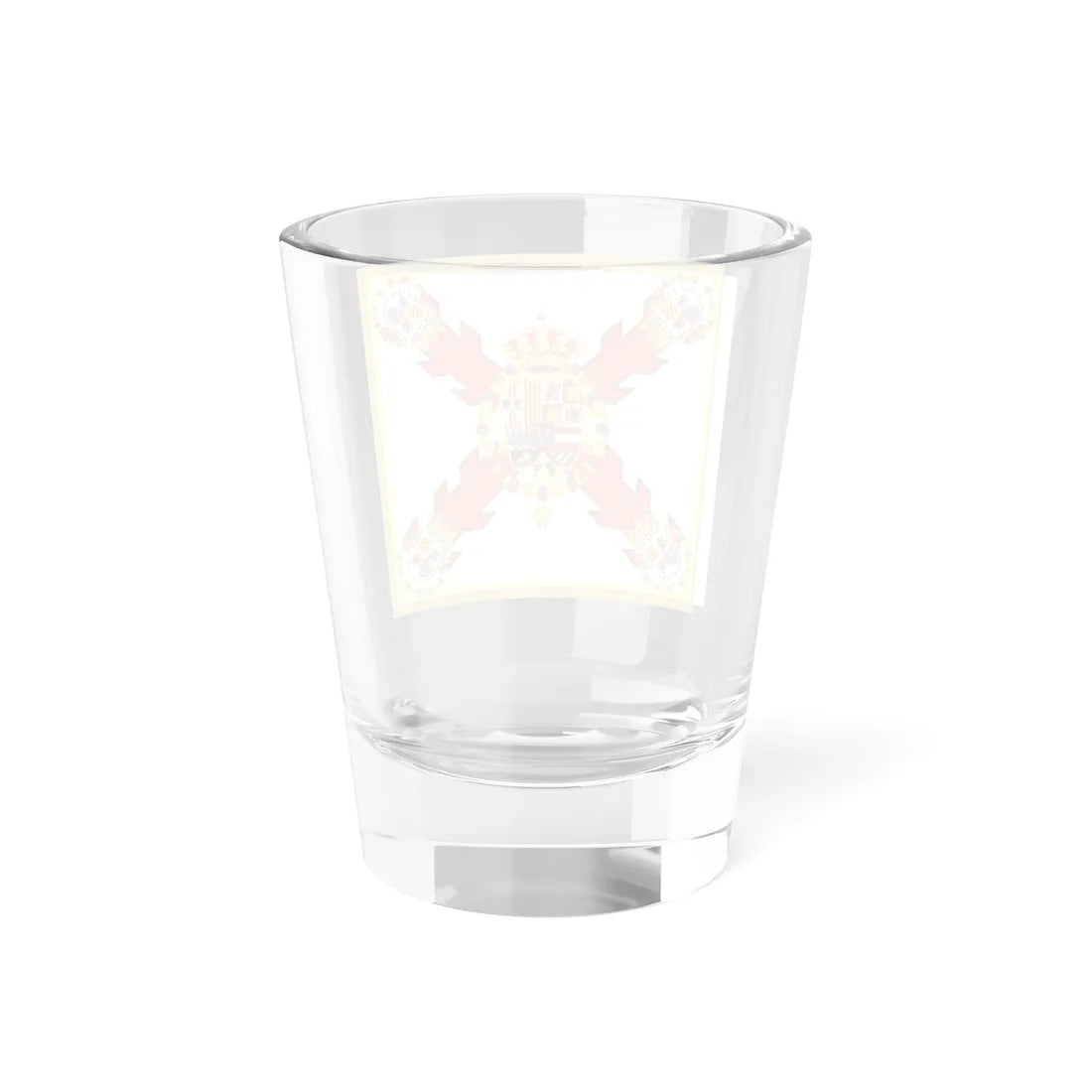 Guidon of the Battalion Veteranos de Castro (Spain) Shot Glass 1.5oz - Go Mug Yourself