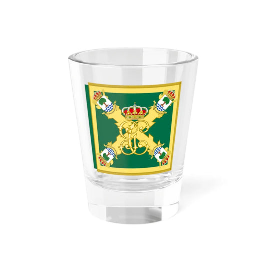 Guidon of the Guardia Civils Nature Protection Service (Spain) Shot Glass 1.5oz 1.5oz - Go Mug Yourself