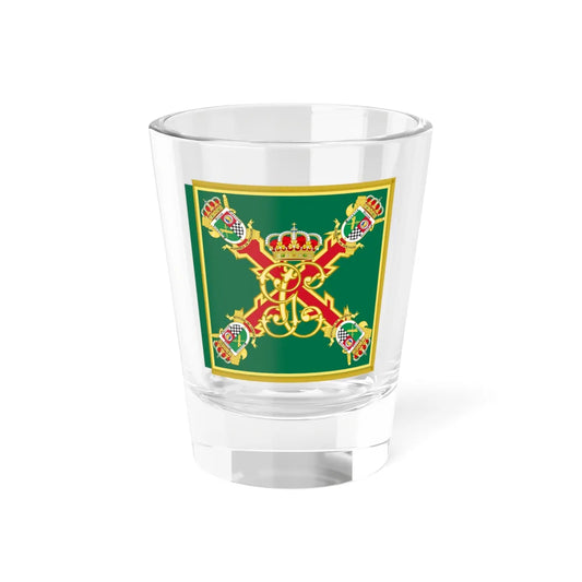 Guidon of the Guardia Civils Officers Academy (Spain) Shot Glass 1.5oz 1.5oz - Go Mug Yourself