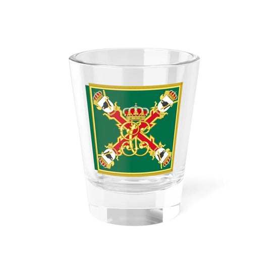 Guidon of the Guardia Civils Rural Action Unit (Spain) Shot Glass 1.5oz 1.5oz - Go Mug Yourself