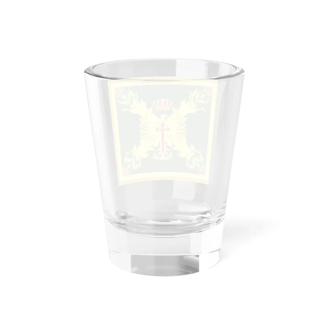 Guidon of the Spanish Army Logistic Brigade (Spain) Shot Glass 1.5oz - Go Mug Yourself