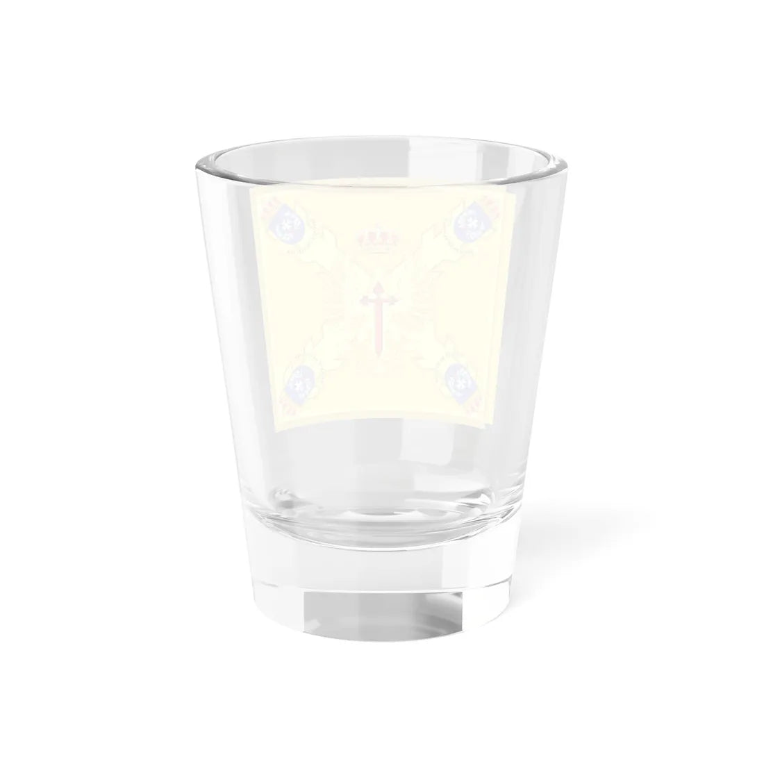 Guidon of the Spanish Army Sanitary Brigade (Spain) Shot Glass 1.5oz - Go Mug Yourself