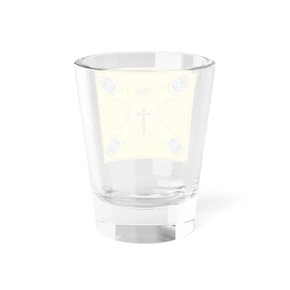Guidon of the Spanish Army Sanitary Brigade (Spain) Shot Glass 1.5oz - Go Mug Yourself