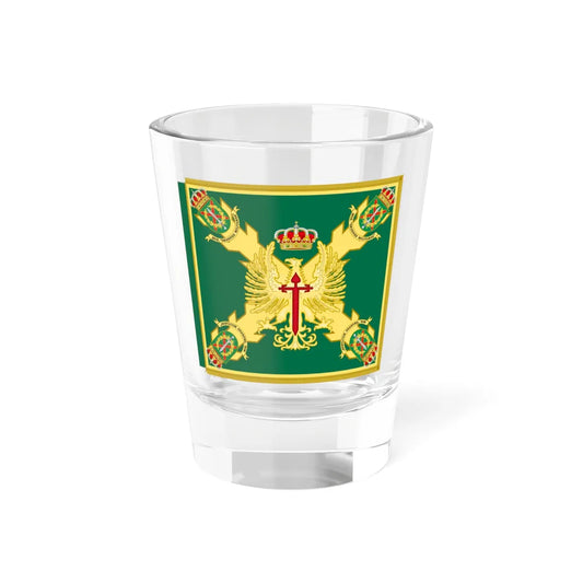 Guidon of the Spanish Army Special Operations Force Command (Spain) Shot Glass 1.5oz 1.5oz - Go Mug Yourself