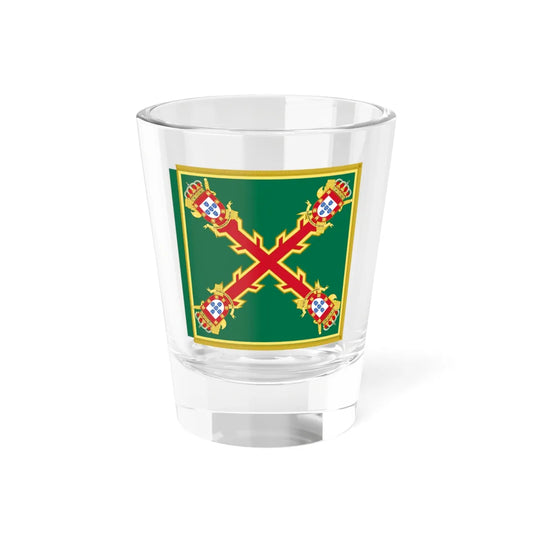 Guidon of the the Guardia Civil Ceuta Command (Spain) Shot Glass 1.5oz 1.5oz - Go Mug Yourself