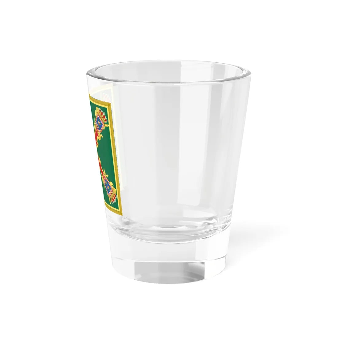 Guidon of the the Guardia Civil Melilla Command (Spain) Shot Glass 1.5oz - Go Mug Yourself
