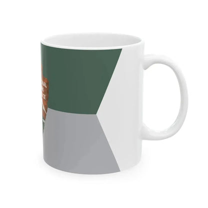 Guidon of the United States National Park Service (United States) White Coffee Mug - Go Mug Yourself