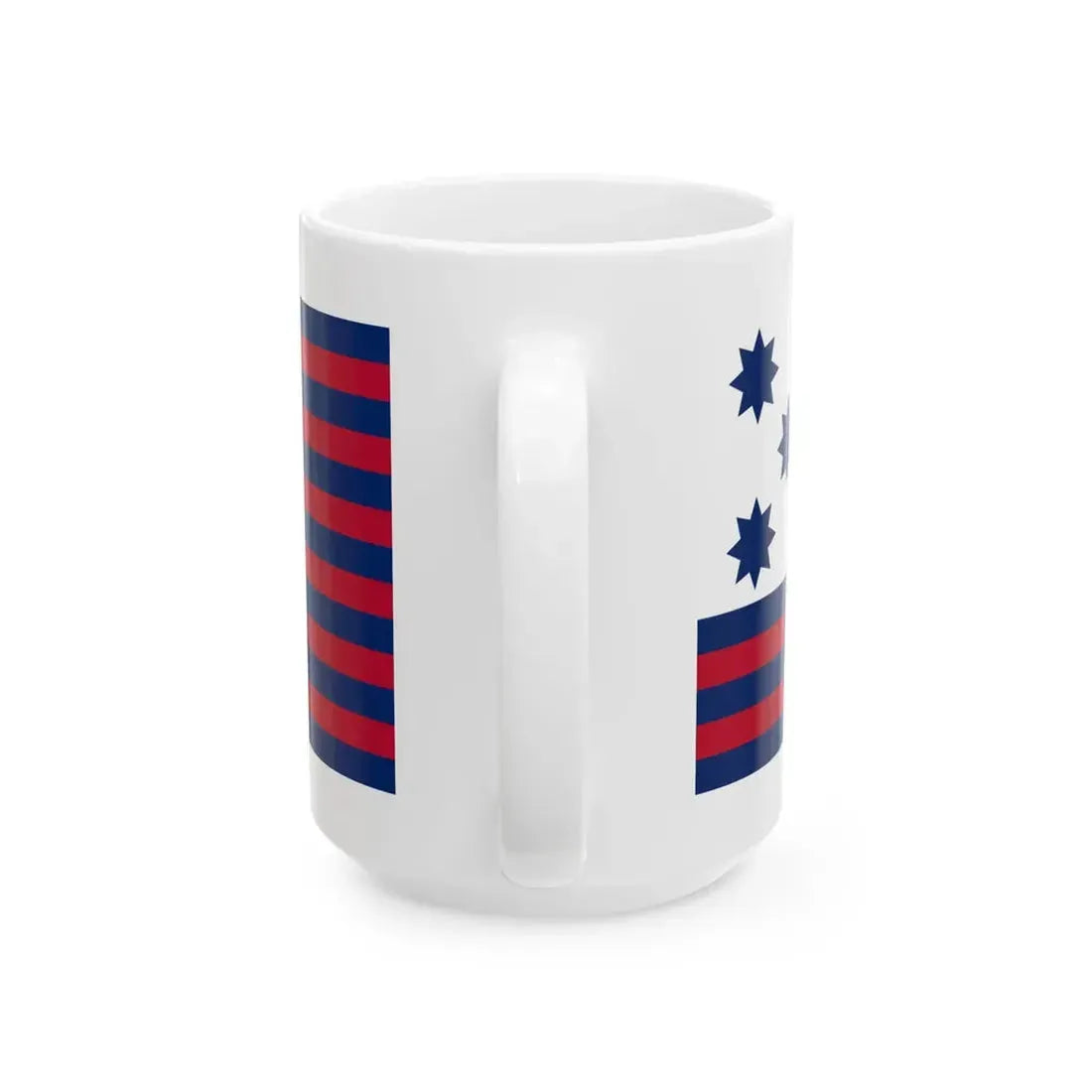 Guilford Courthouse Flag (United States) White Coffee Mug - Go Mug Yourself