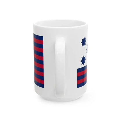 Guilford Courthouse Flag (United States) White Coffee Mug - Go Mug Yourself