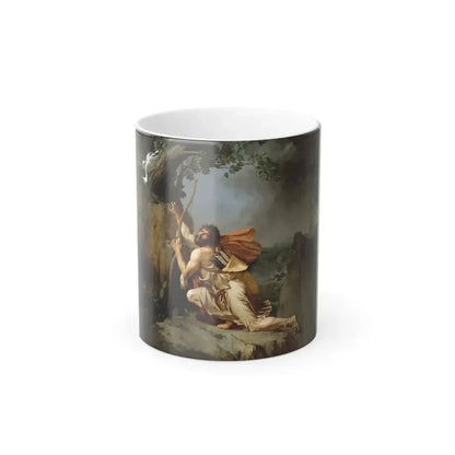 Guillaume Guillon-Lethiere (1760-1832) Philoctetes on the Isle of Lemnos - 1798 - Color Changing Mug 11oz 11oz - Go Mug Yourself