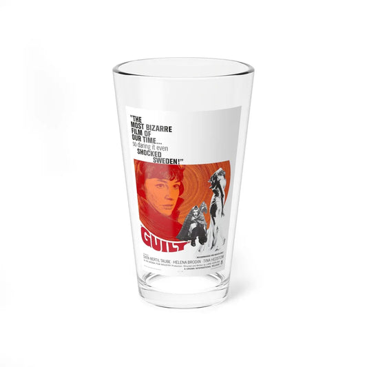 GUILT 1965 Movie Poster - Pint Glass 16oz-16oz-Go Mug Yourself