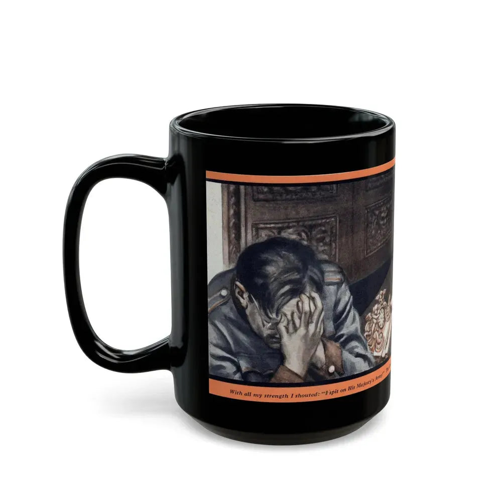 Guilty (2), Redbook, July 1935 - Black Coffee Mug - Go Mug Yourself