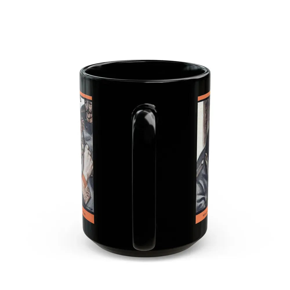 Guilty (2), Redbook, July 1935 - Black Coffee Mug - Go Mug Yourself