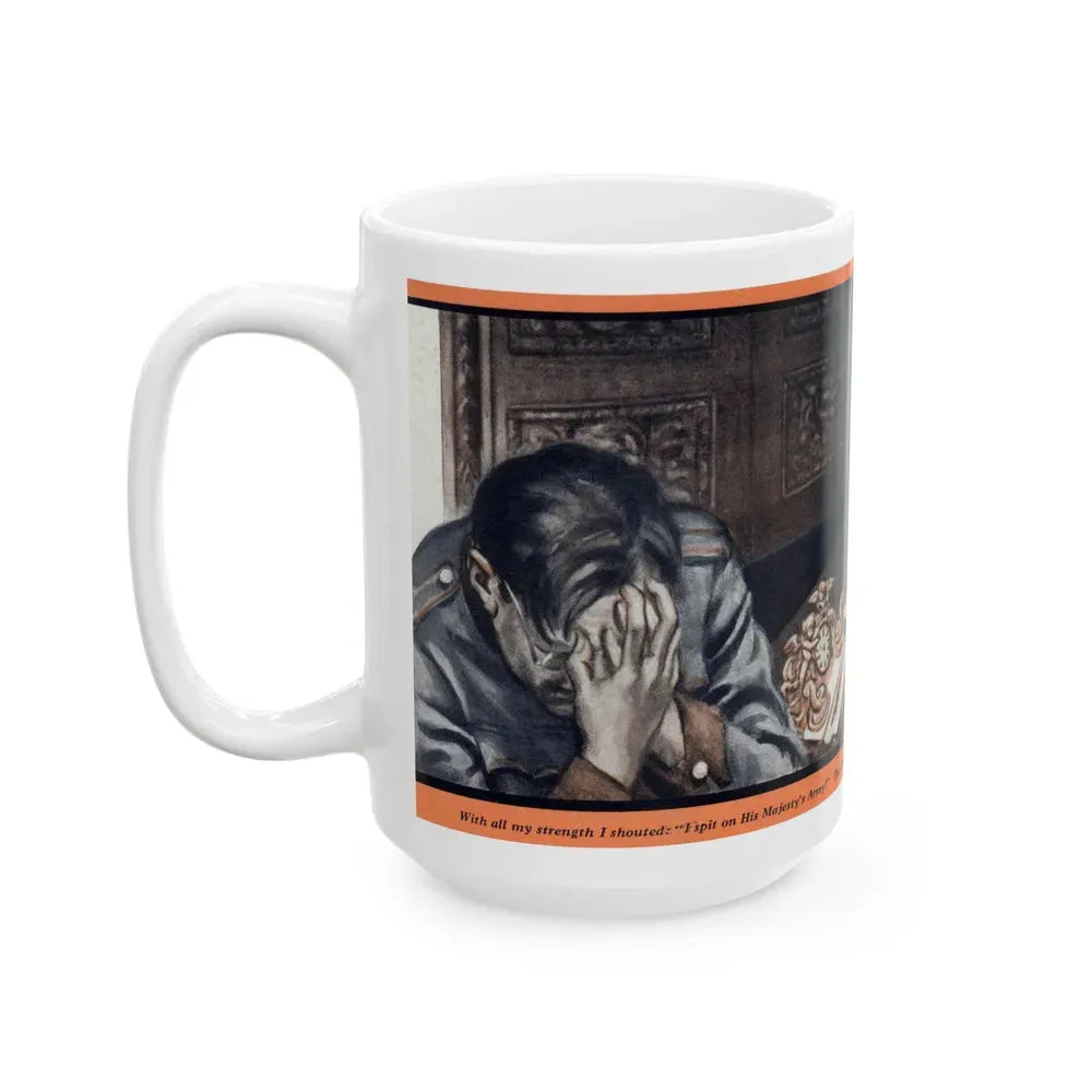Guilty (2), Redbook, July 1935 - White Coffee Mug - Go Mug Yourself