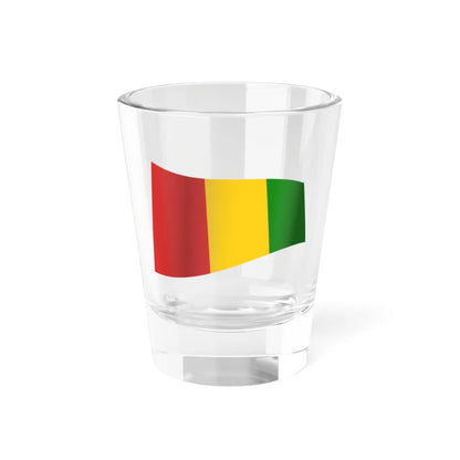 Guinea Flag - iconic waving (Guinea) Shot Glass 1.5oz 1.5oz - Go Mug Yourself