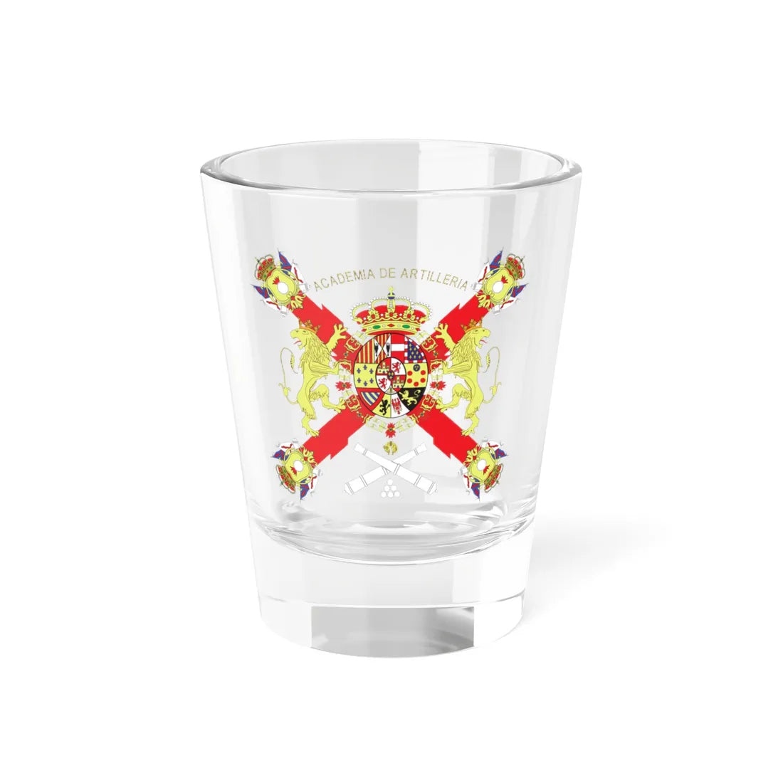 Guion Academia de Artilleria (Spain) Shot Glass 1.5oz 1.5oz - Go Mug Yourself