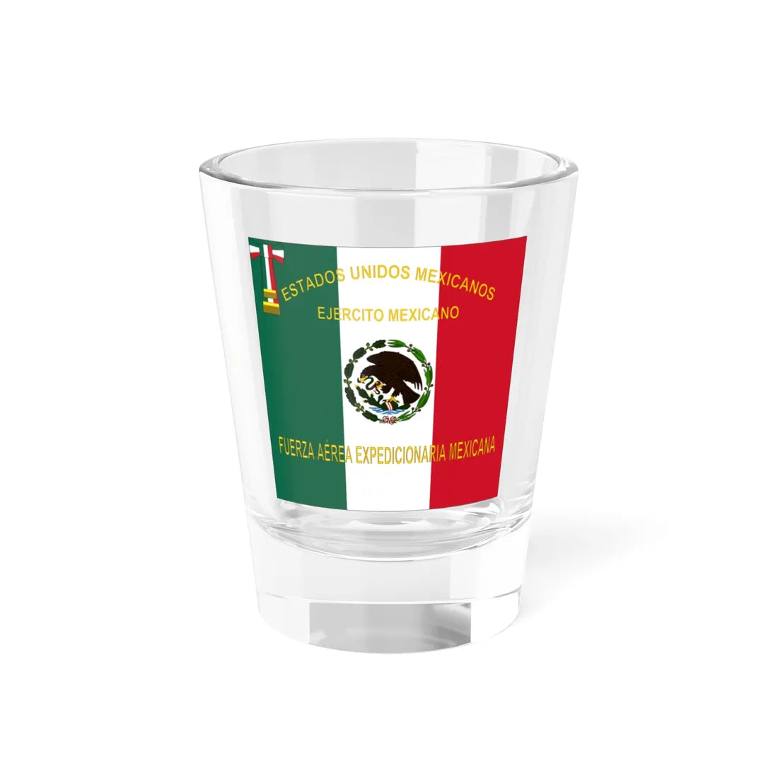 Guion de la FAEM 1944 a 1945 (Mexico) Shot Glass 1.5oz 1.5oz - Go Mug Yourself