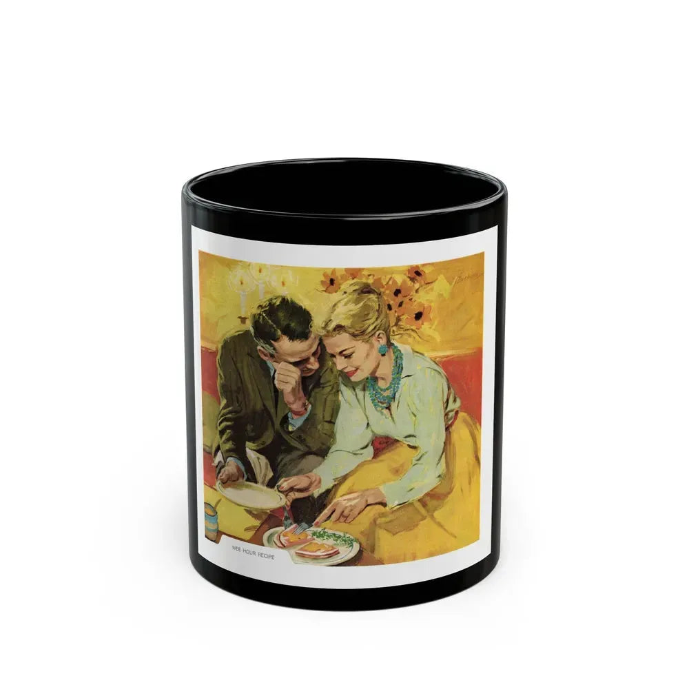 Gulden's Mustard ad, Ladies' Home Journal, April 1960 - Black Coffee Mug 11oz - Go Mug Yourself