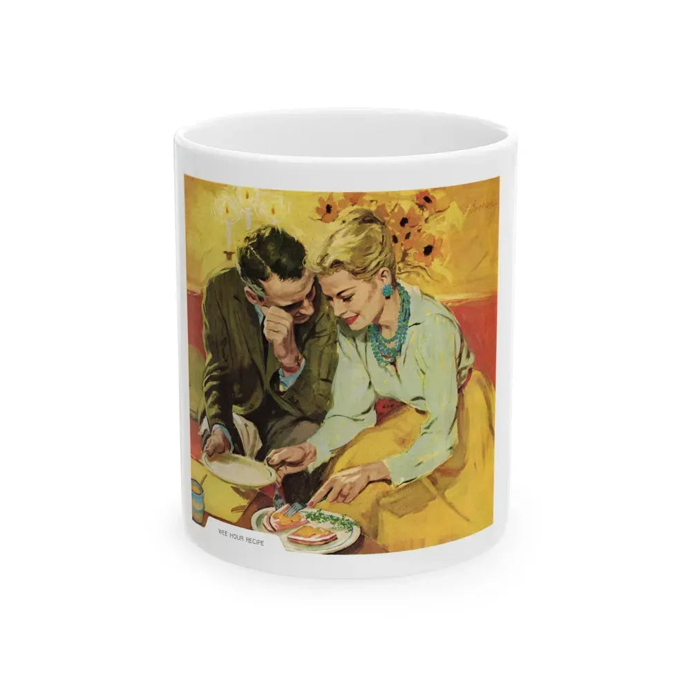 Gulden's Mustard ad, Ladies' Home Journal, April 1960 - White Coffee Mug 11oz - Go Mug Yourself