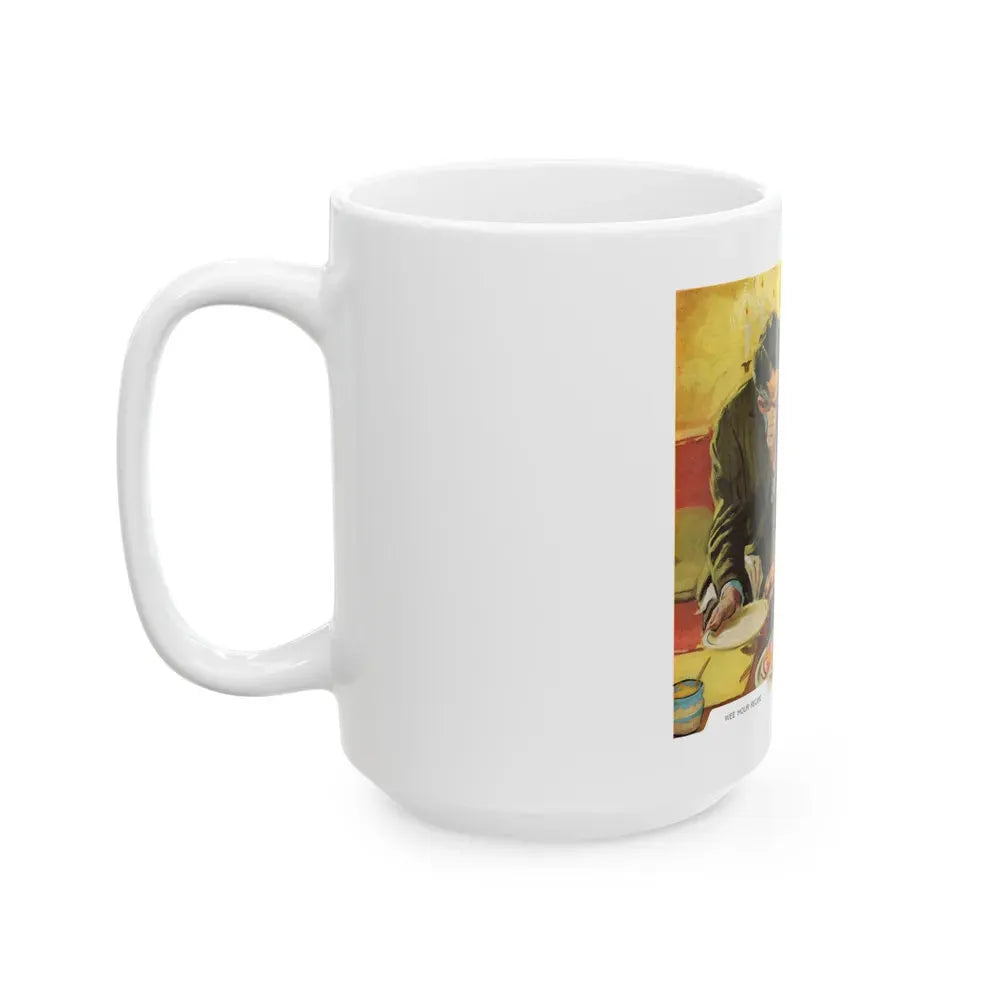 Gulden's Mustard ad, Ladies' Home Journal, April 1960 - White Coffee Mug - Go Mug Yourself