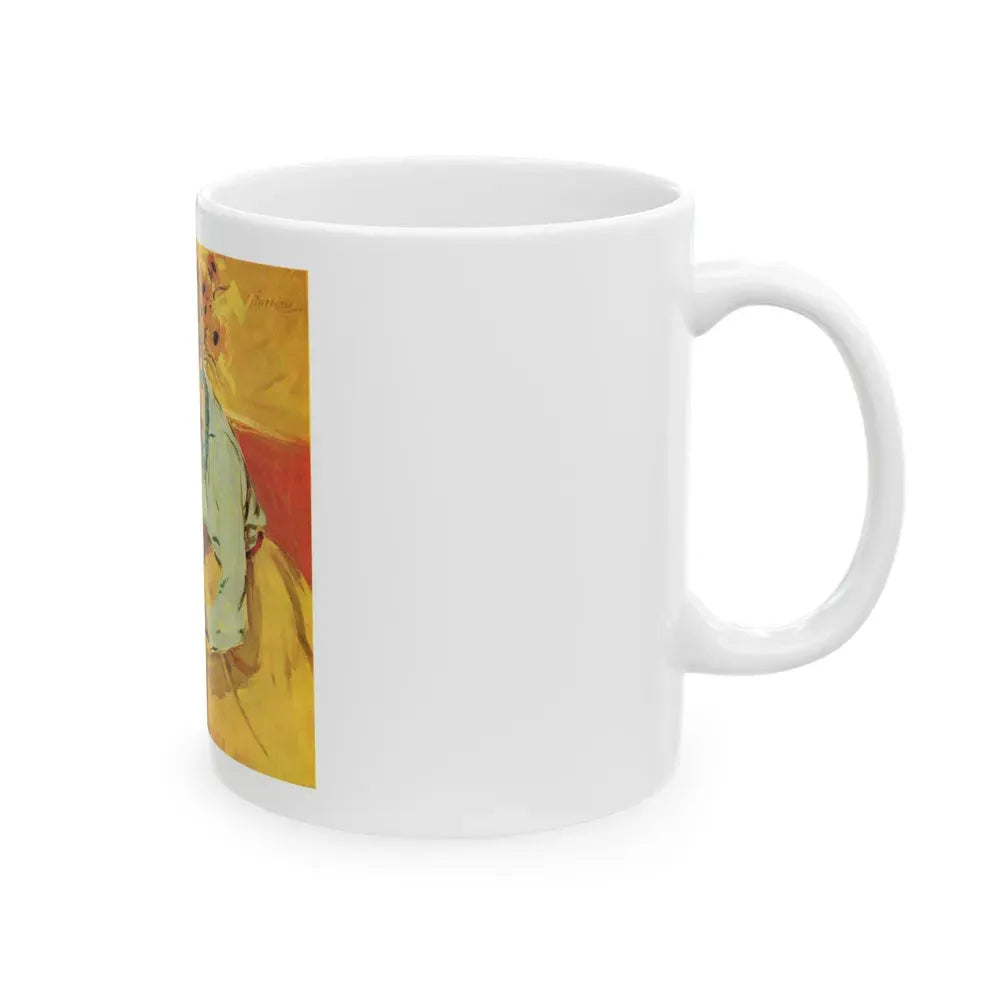 Gulden's Mustard ad, Ladies' Home Journal, April 1960 - White Coffee Mug - Go Mug Yourself
