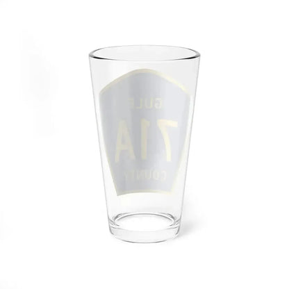 Gulf County 71A (Florida) (Road Sign) Pint Glass 16oz - Go Mug Yourself