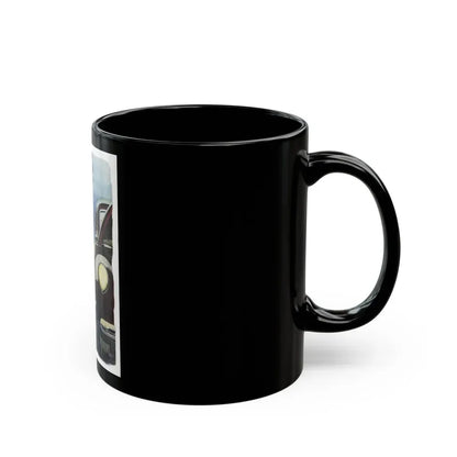 Gulfpride ad, The Saturday Evening Post, May 6, 1944 - Black Coffee Mug - Go Mug Yourself