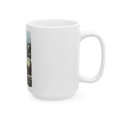 Gulfpride ad, The Saturday Evening Post, May 6, 1944 - White Coffee Mug - Go Mug Yourself
