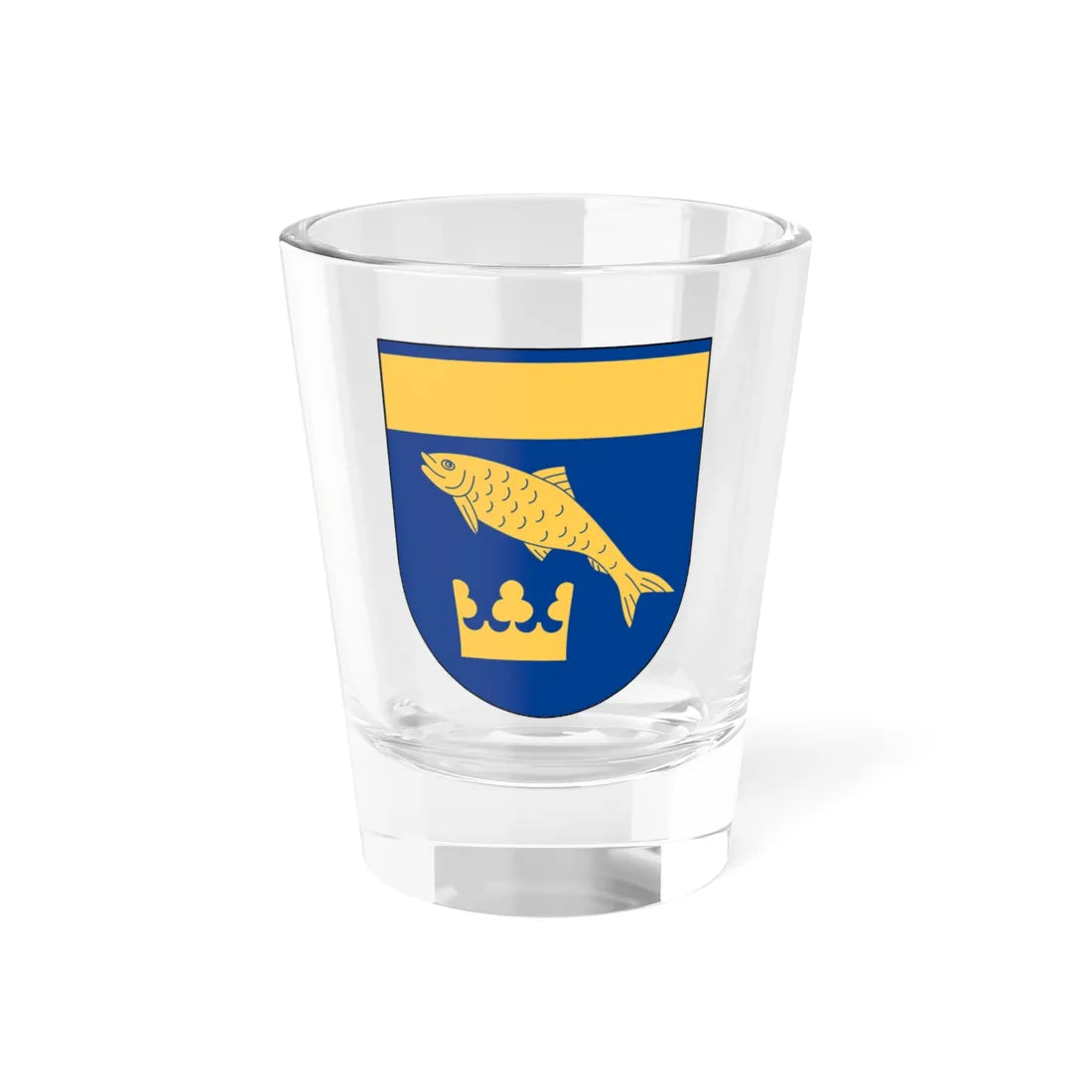 Gullspång vapen (Sweden) (Coat of Arms) Shot Glass 1.5oz 1.5oz - Go Mug Yourself