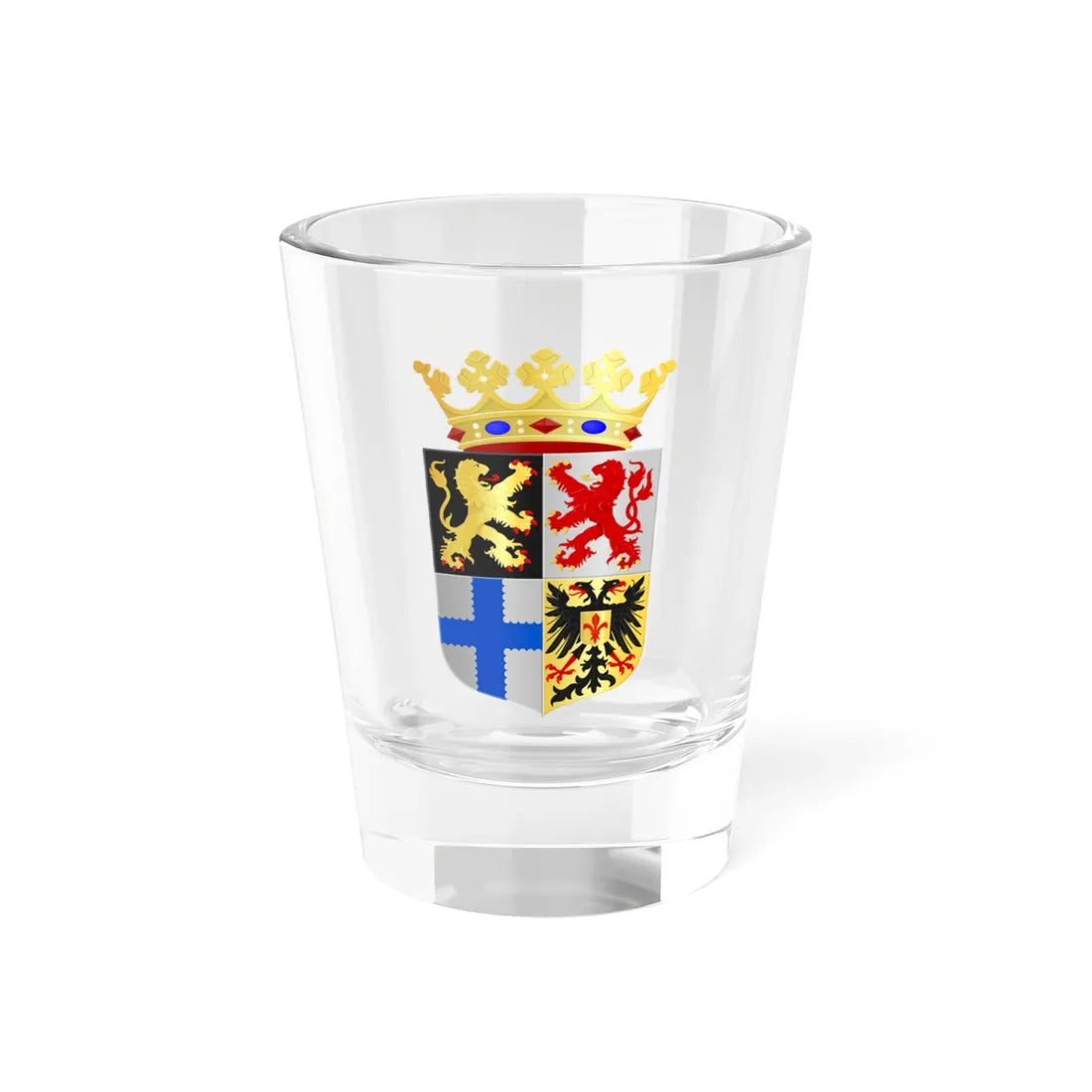 Gulpen-Wittem wapen (Netherlands) (Coat of Arms) Shot Glass 1.5oz 1.5oz - Go Mug Yourself