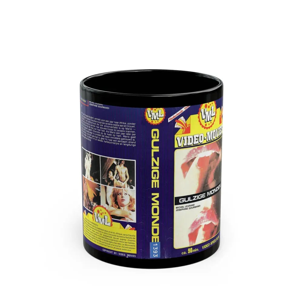 GULZIGE MONDEN (VHS COVER) - Black Coffee Mug 11oz - Go Mug Yourself