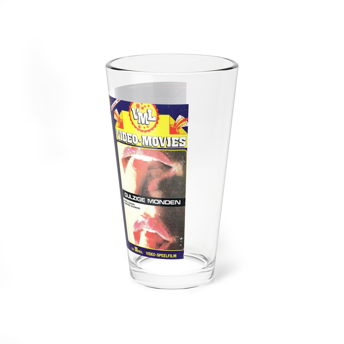 GULZIGE MONDEN (VHS COVER) Pint Glass 16oz-Go Mug Yourself