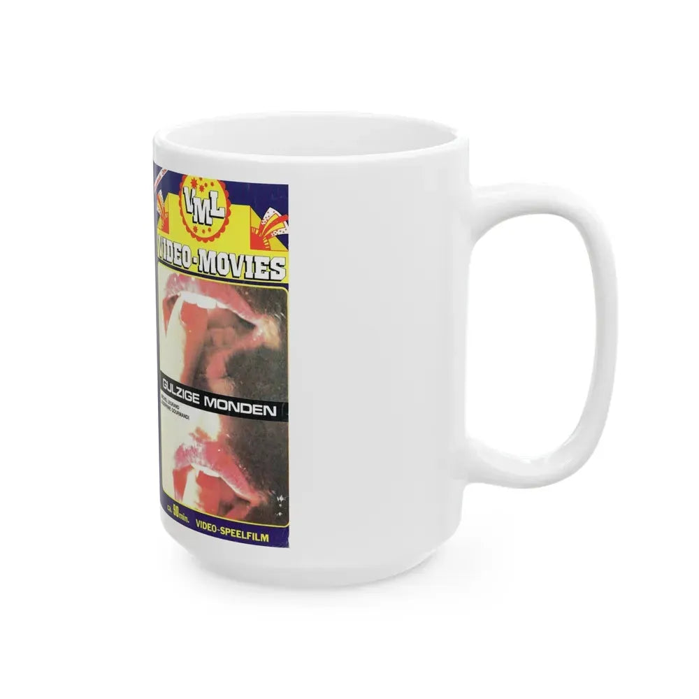 GULZIGE MONDEN (VHS COVER) - White Coffee Mug - Go Mug Yourself