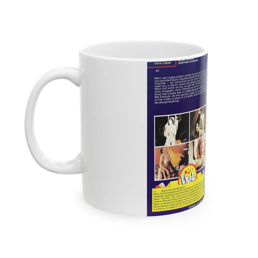 GULZIGE MONDEN (VHS COVER) - White Coffee Mug - Go Mug Yourself