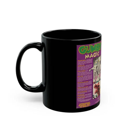 GUMBY MAGIC (VHS COVER) - Black Coffee Mug - Go Mug Yourself