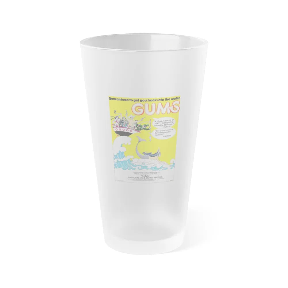 GUMS 1976 Movie Poster - Frosted Pint Glass 16oz-Go Mug Yourself