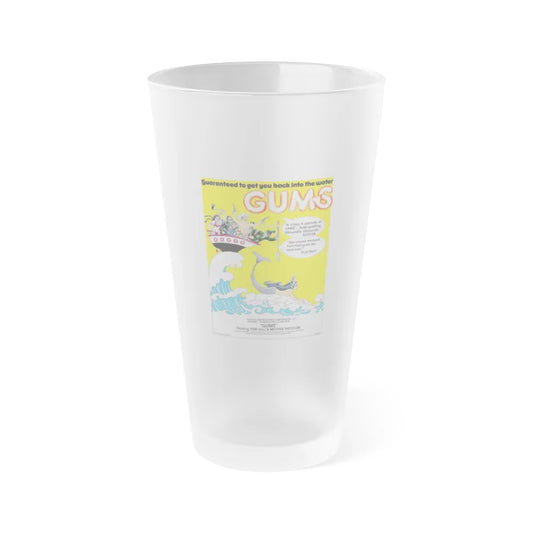 GUMS 1976 Movie Poster - Frosted Pint Glass 16oz-Go Mug Yourself