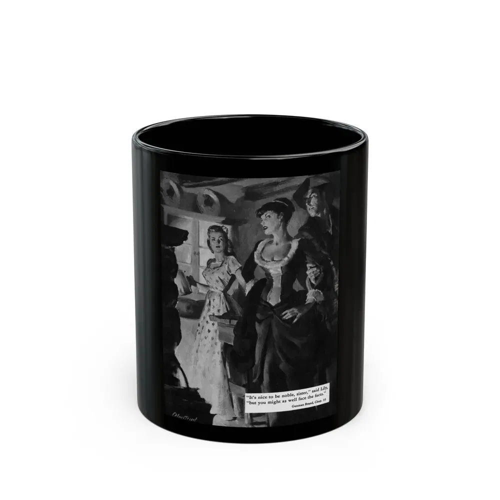 Gunman Brand, Zane Grey's Western, October 1951 - Black Coffee Mug 11oz - Go Mug Yourself