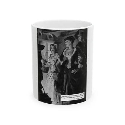 Gunman Brand, Zane Grey's Western, October 1951 - White Coffee Mug 11oz - Go Mug Yourself