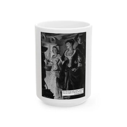 Gunman Brand, Zane Grey's Western, October 1951 - White Coffee Mug 15oz - Go Mug Yourself