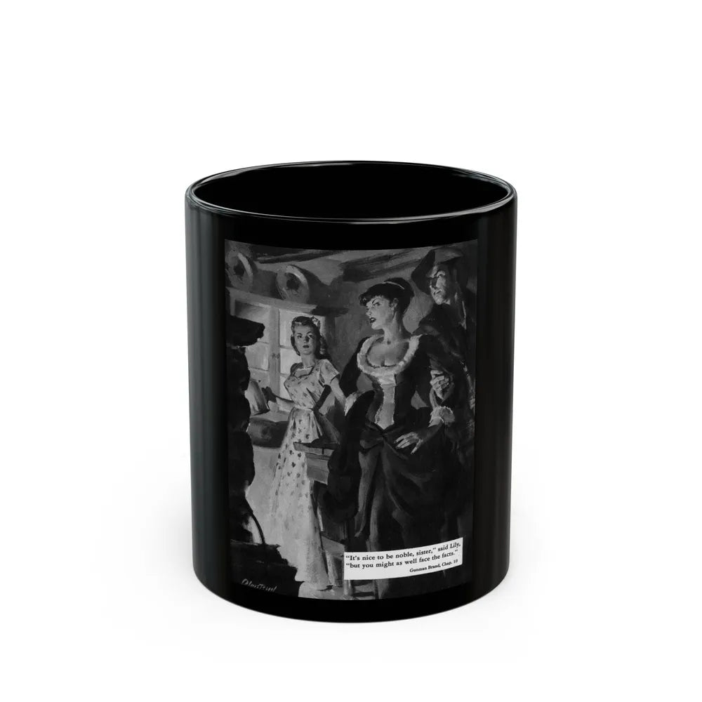 Gunman Brand, Zane Grey's Western, October 1951 - Black Coffee Mug-11oz-Go Mug Yourself