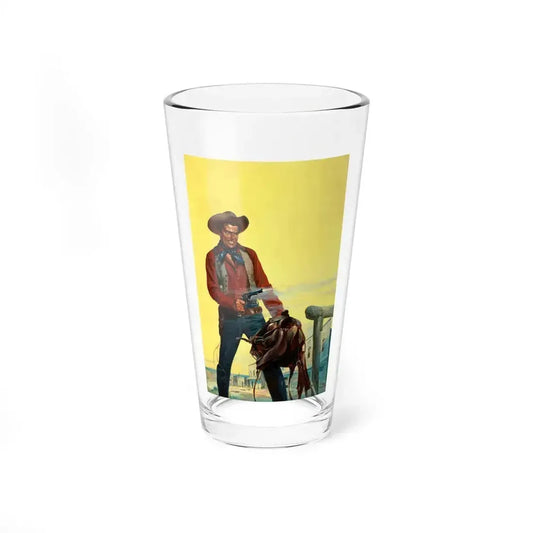 Gunman's Grass, paperback cover (Popular Library, 1954) - Pint Glass 16oz 16oz - Go Mug Yourself