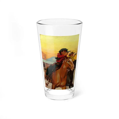 Gunmen Cowboys - Pint Glass 16oz 16oz - Go Mug Yourself