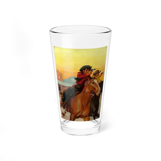 Gunmen Cowboys - Pint Glass 16oz 16oz - Go Mug Yourself