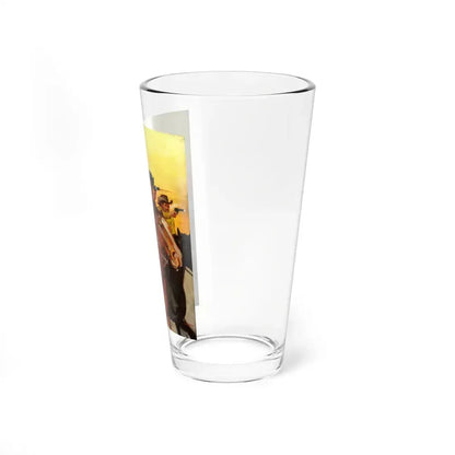 Gunmen Cowboys - Pint Glass 16oz - Go Mug Yourself