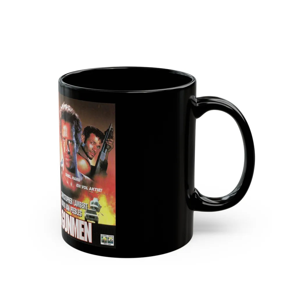 GUNMEN (VHS COVER) - Black Coffee Mug-Go Mug Yourself