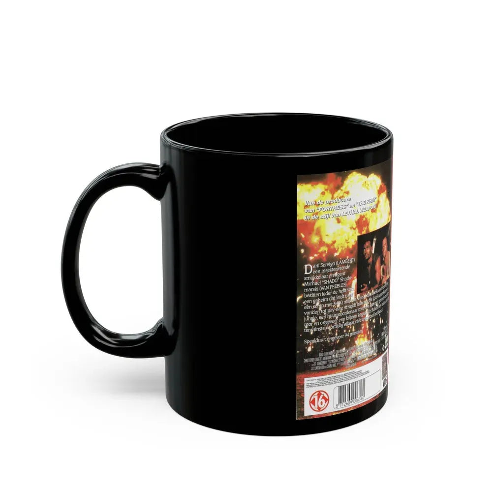 GUNMEN (VHS COVER) - Black Coffee Mug - Go Mug Yourself