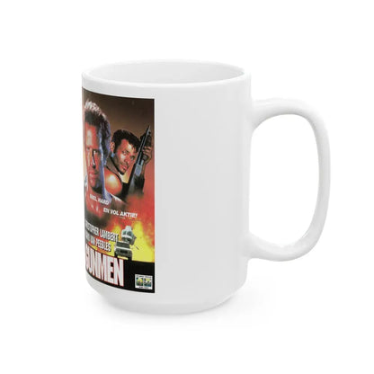 GUNMEN (VHS COVER) - White Coffee Mug - Go Mug Yourself