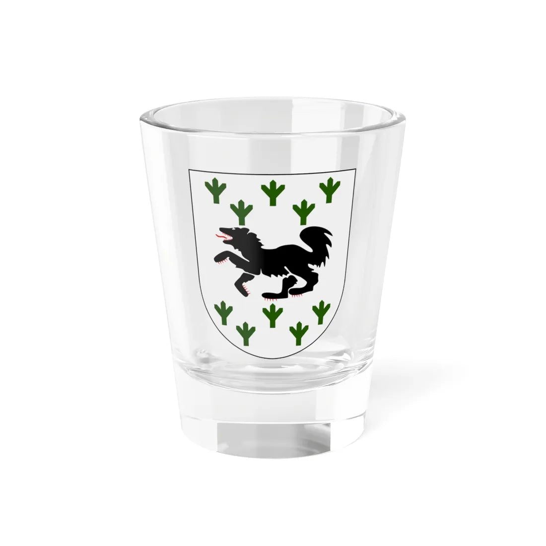 Gunnarskogs vapen (Sweden) (Coat of Arms) Shot Glass 1.5oz 1.5oz - Go Mug Yourself